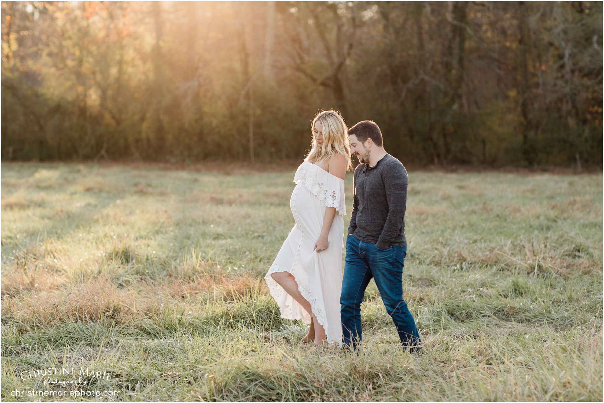 maternity photos in the country
