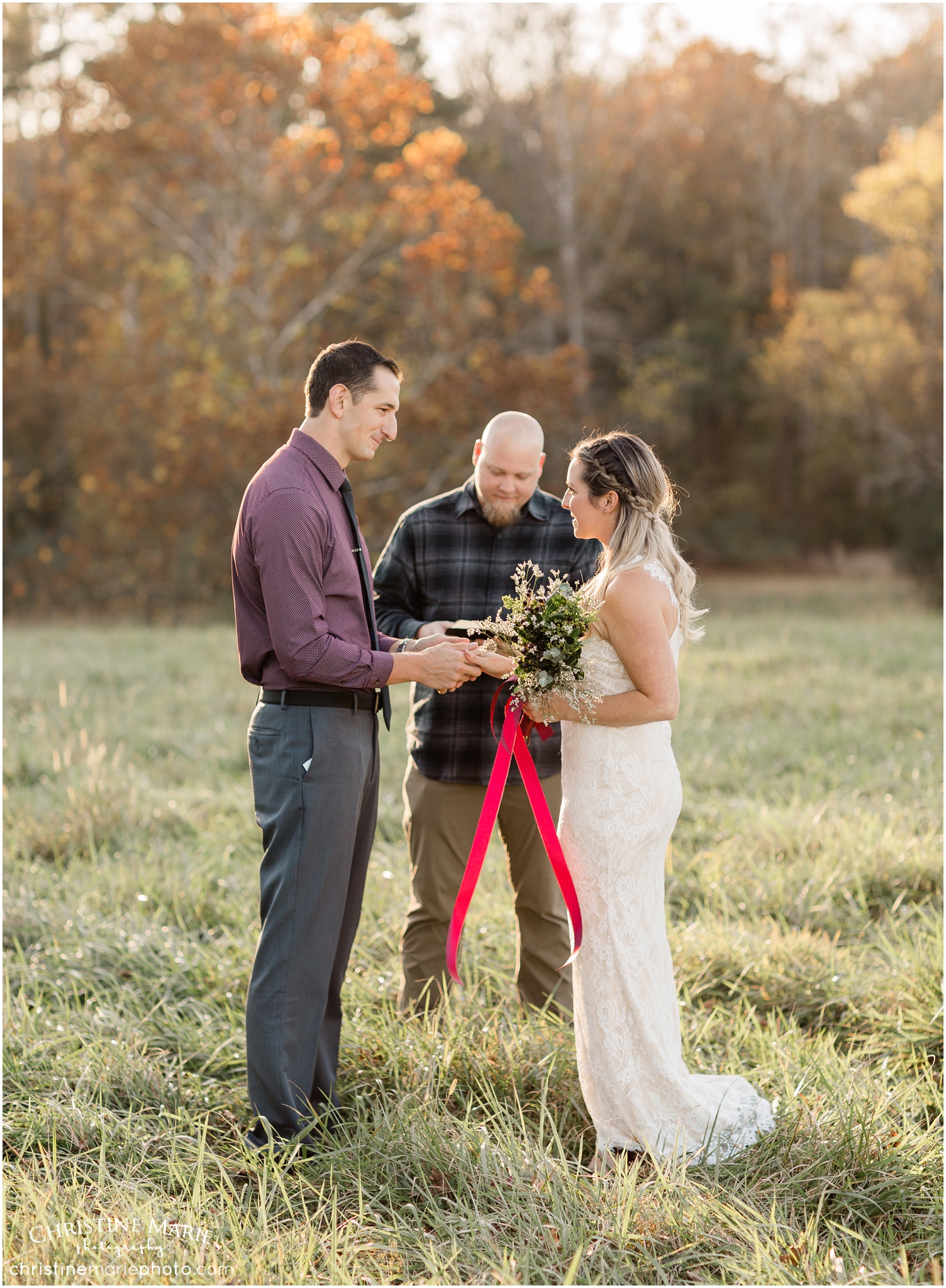 private elopement photos north georgia 