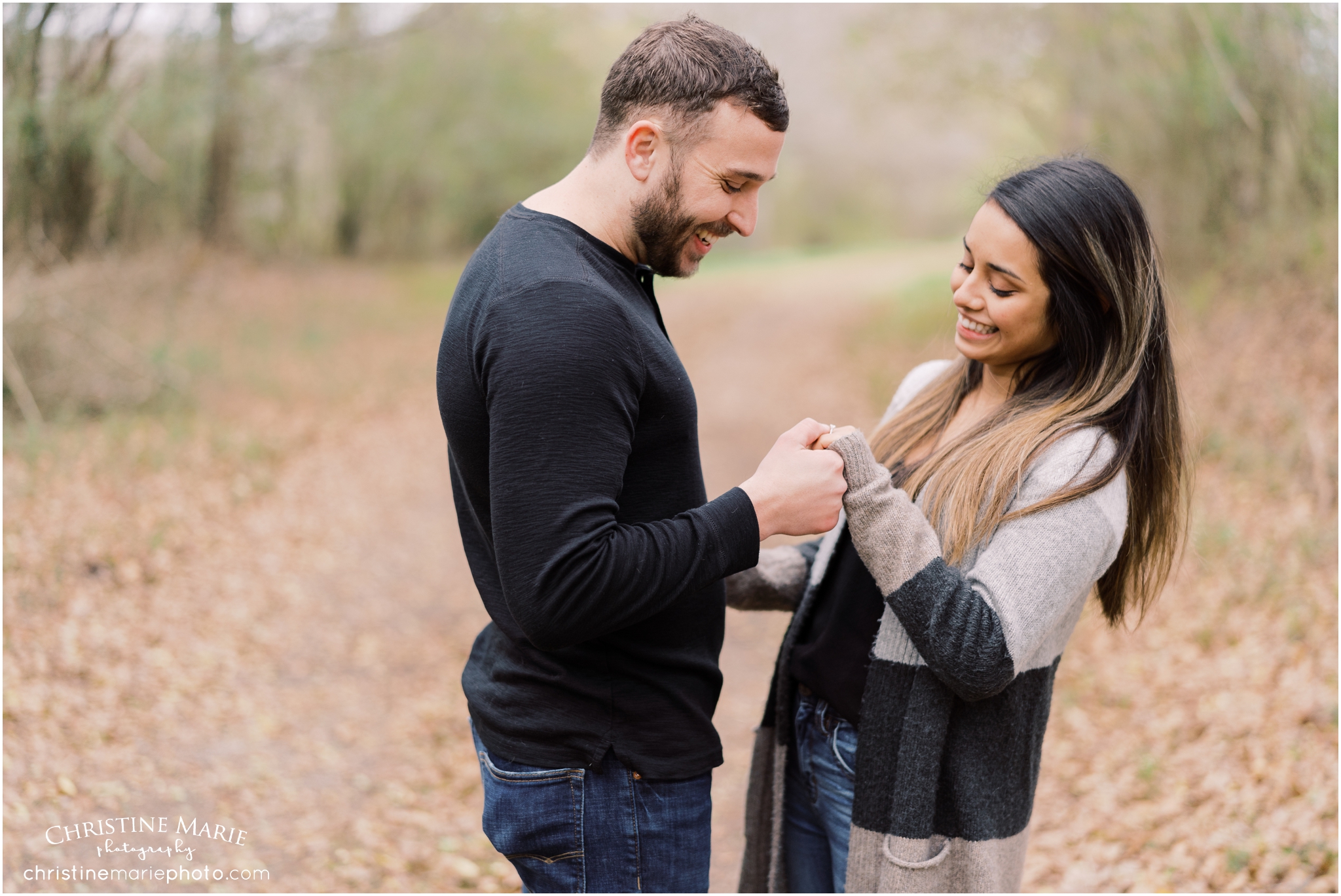 cumming engagement photos, christine marie photography