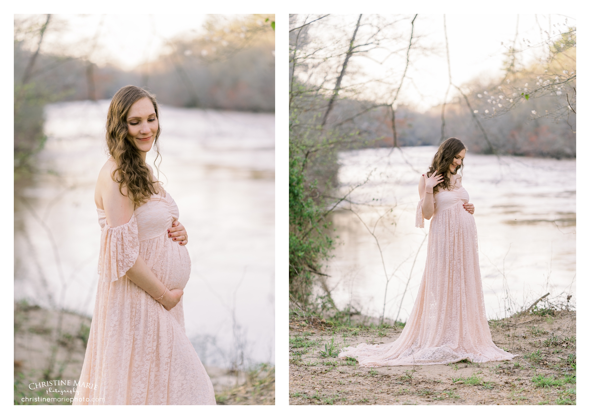 elegant maternity session atlanta