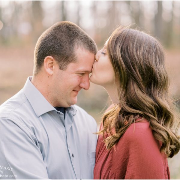 Cumming Engagement Photographer | North GA woodsy engagement session