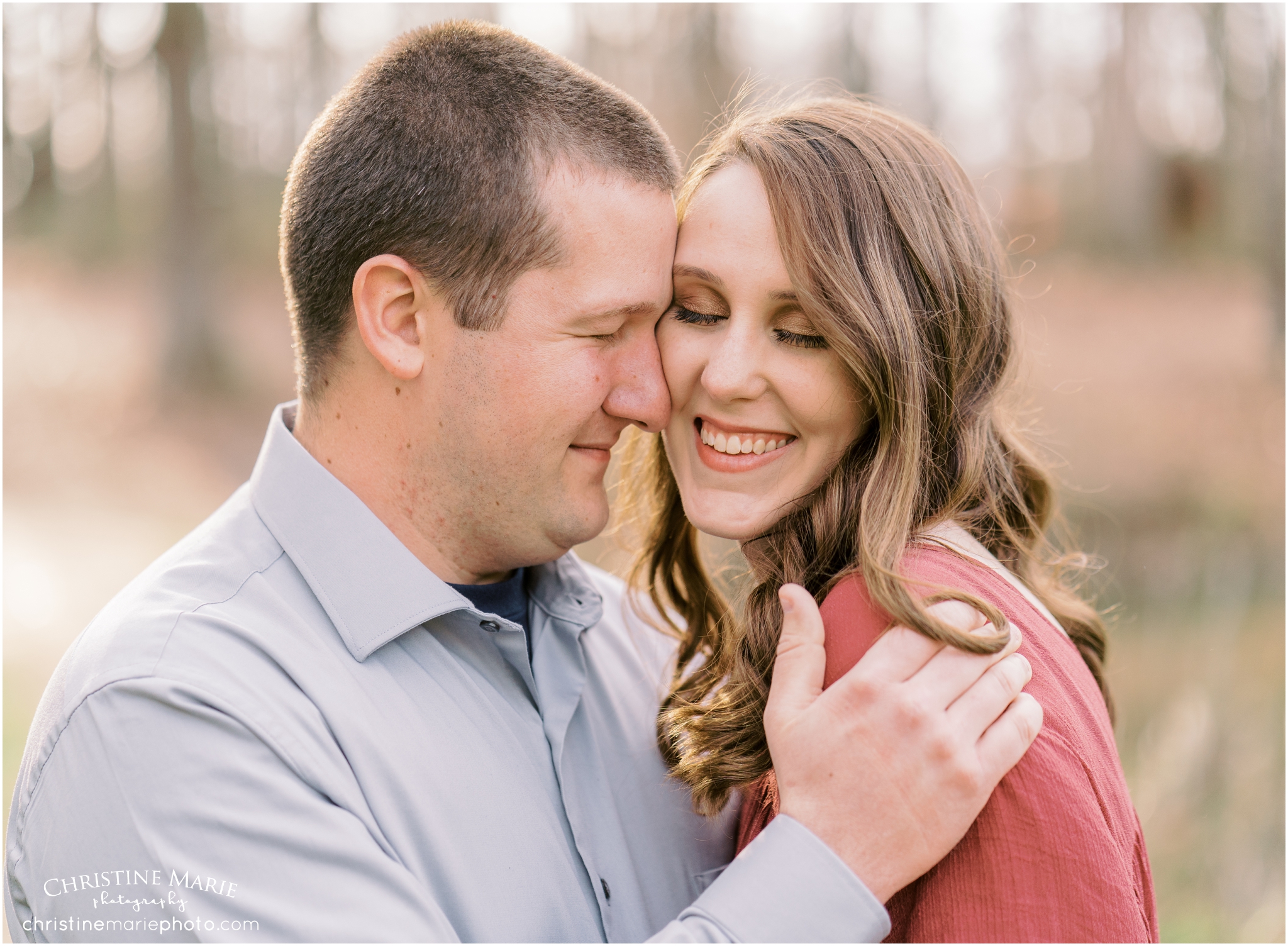 cumming engagement photos, christine marie photography