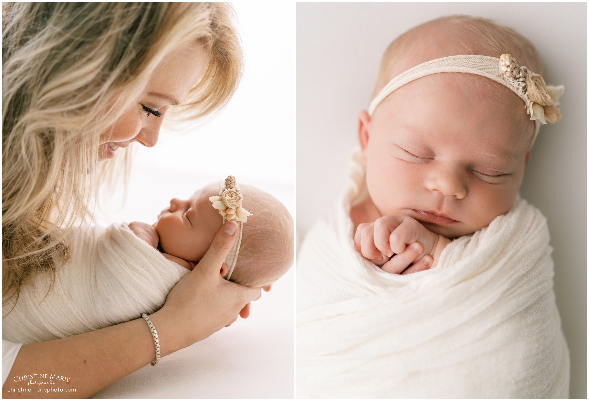 clean and natural newborn photography in Atlanta