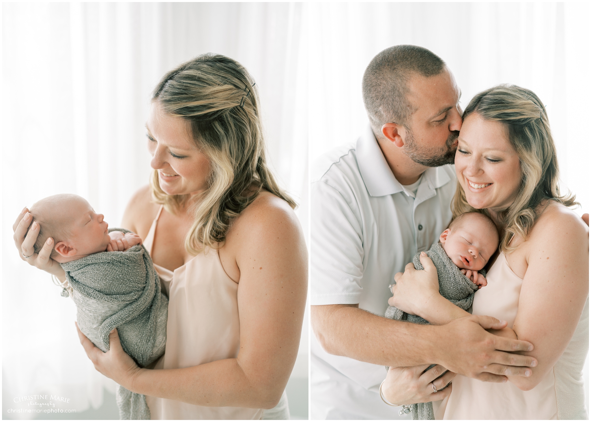 cumming newborn photography in studio