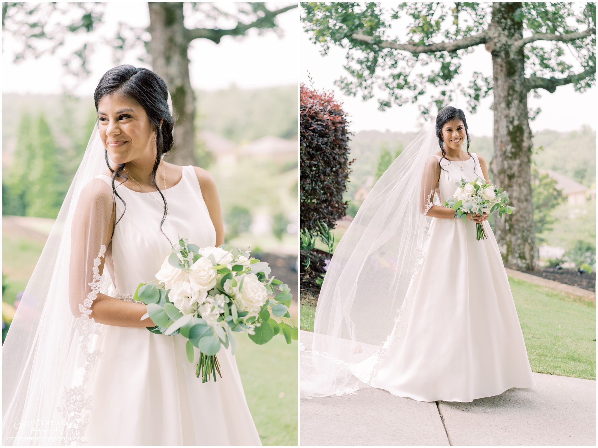 stunning bridal portrait in cumming ga