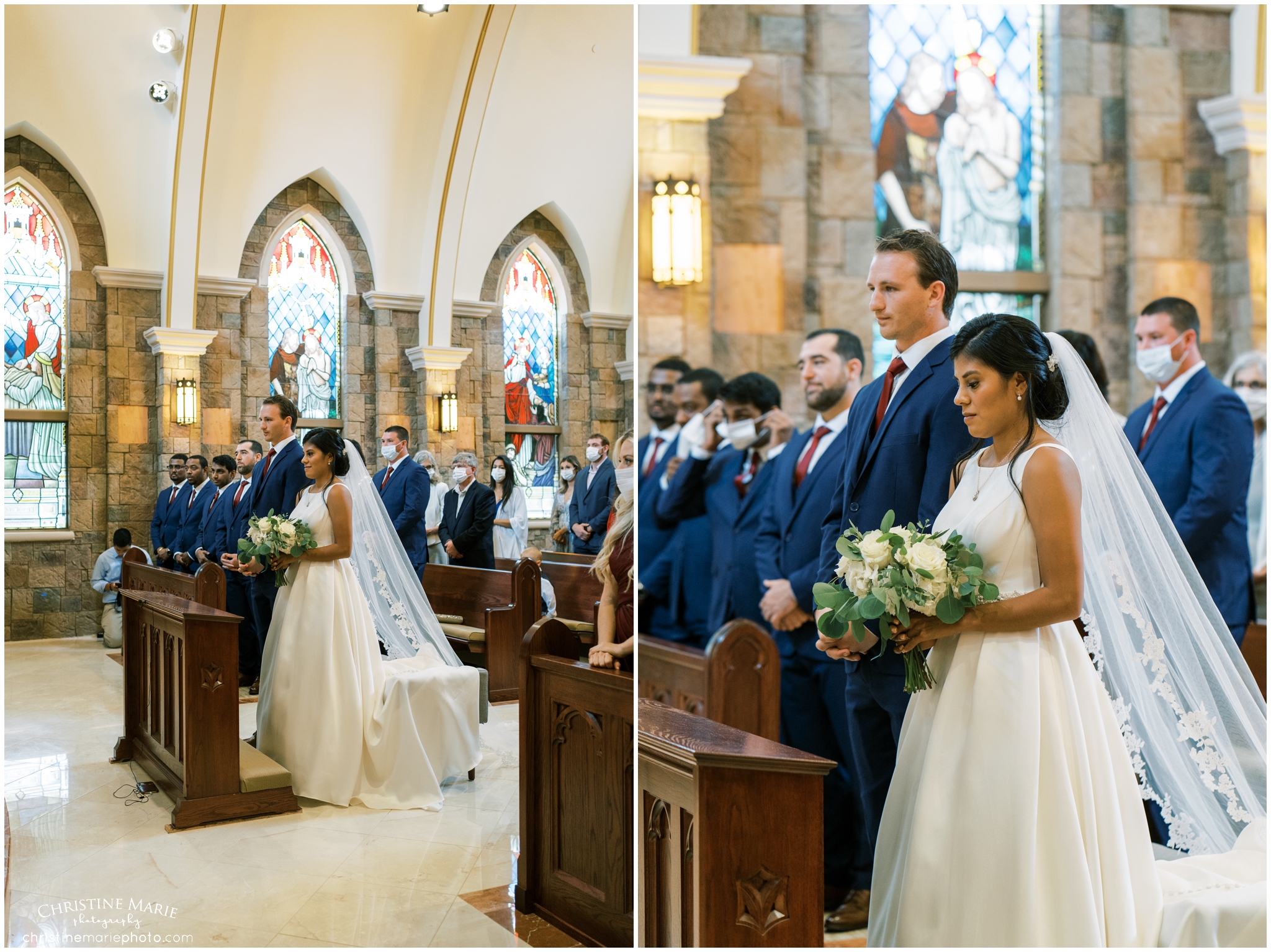 Cumming wedding photographer at St. Brendans Catholic Church