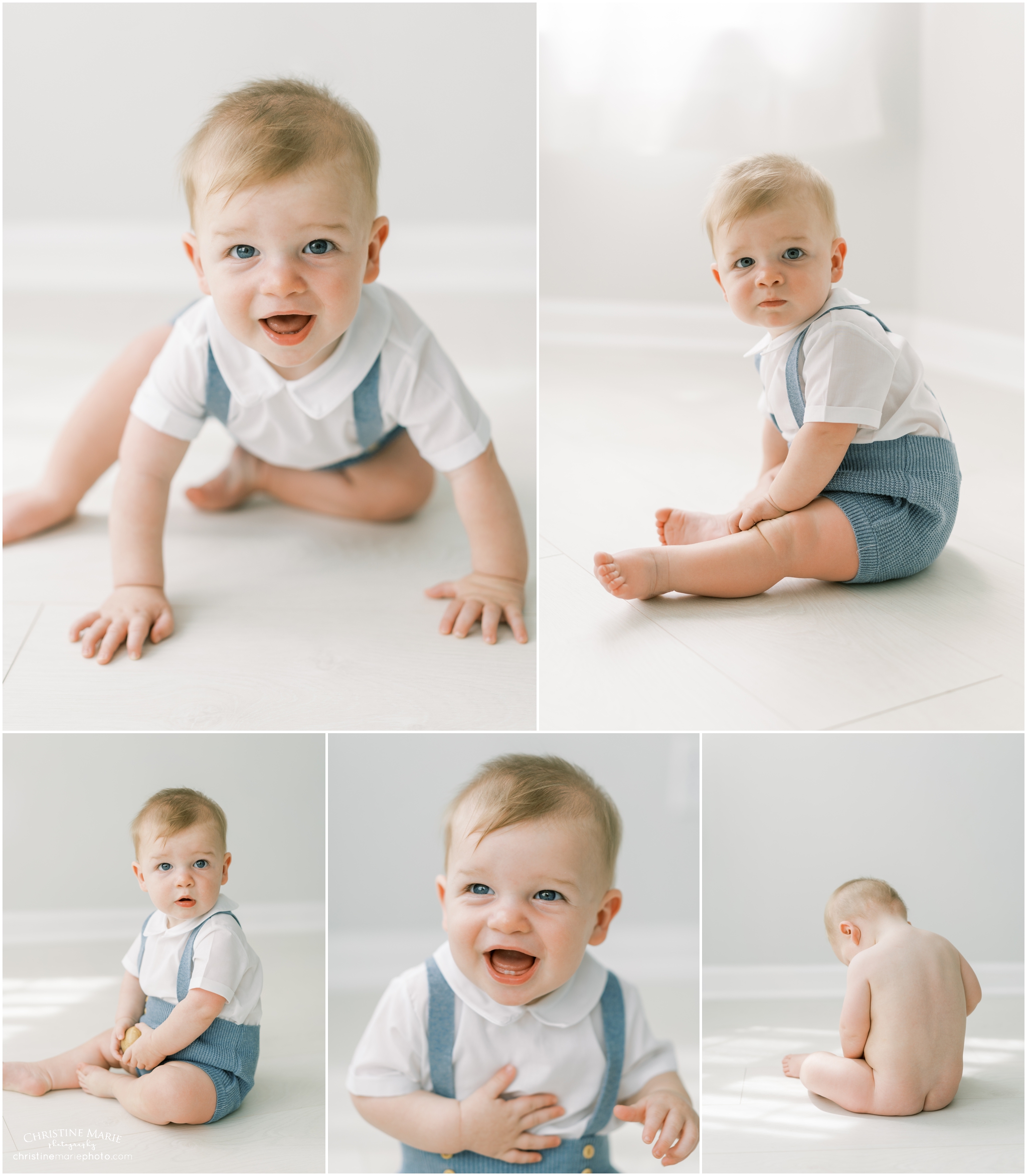 Clean, crisp, natural baby milestone photos in Atlanta