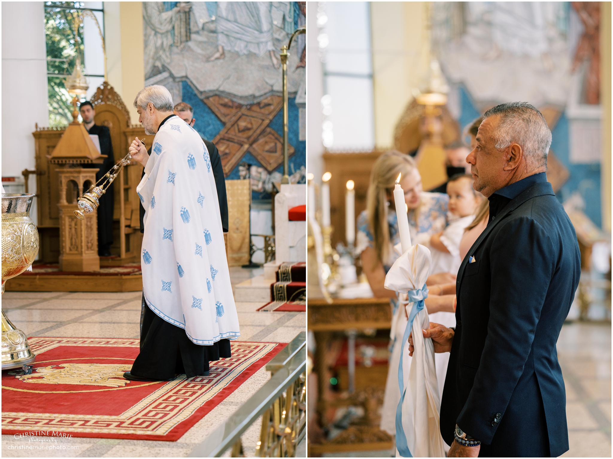 Greek Orthodox Baptism ceremony in Atlanta