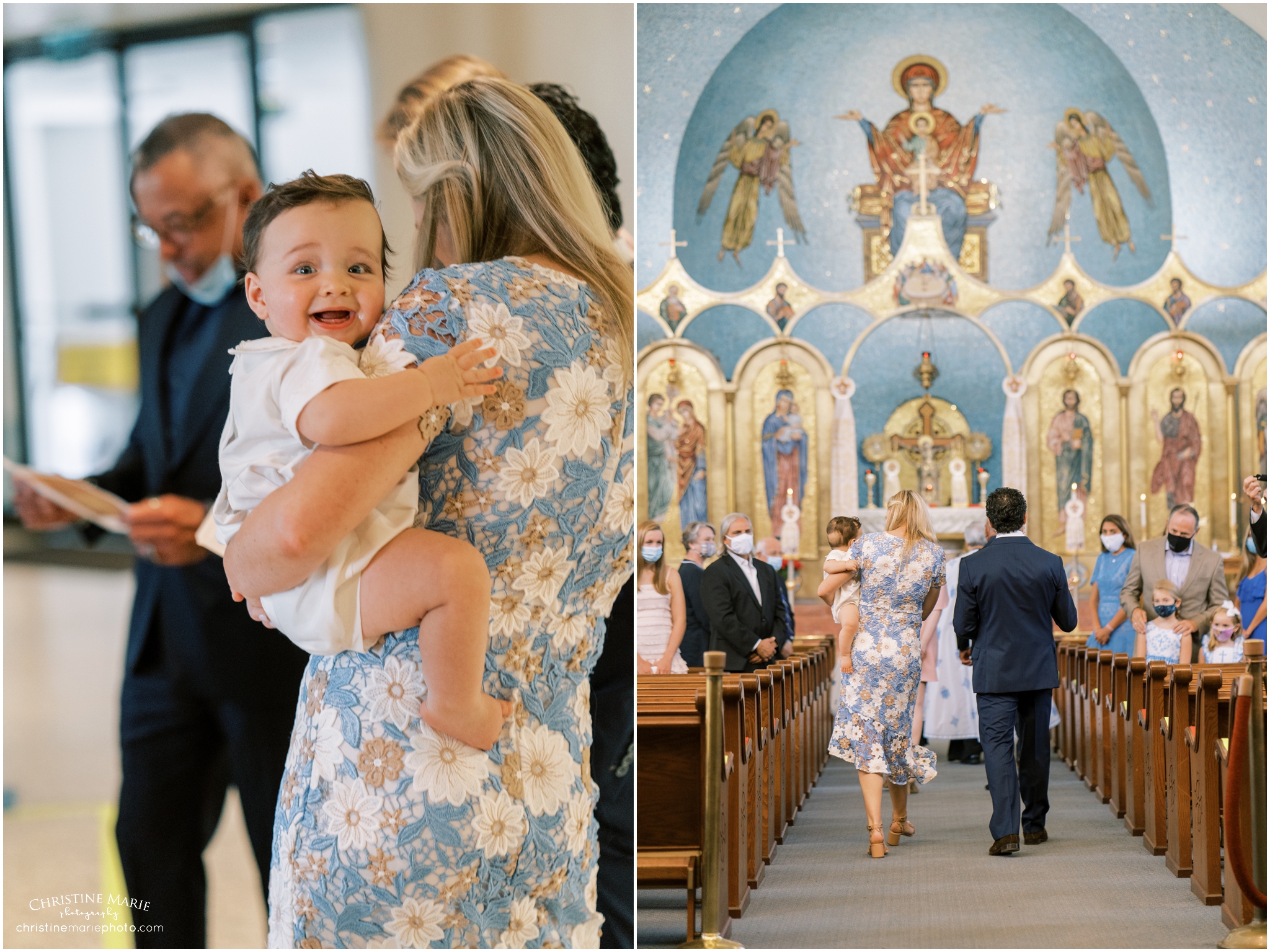 baptism photography Cathedral of the Annunciation in Atlanta