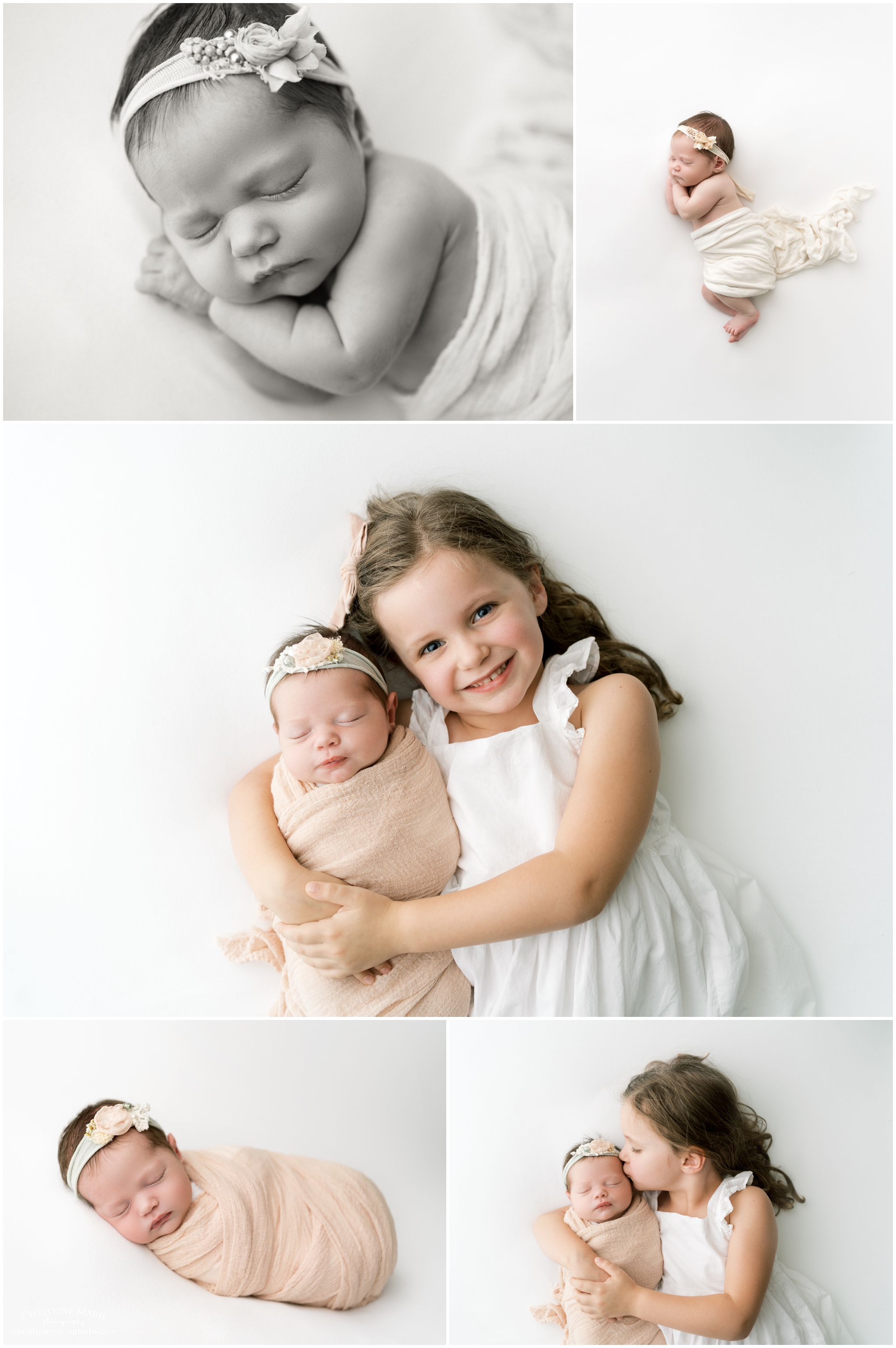 newborn photos with siblings, atlanta newborn photographer