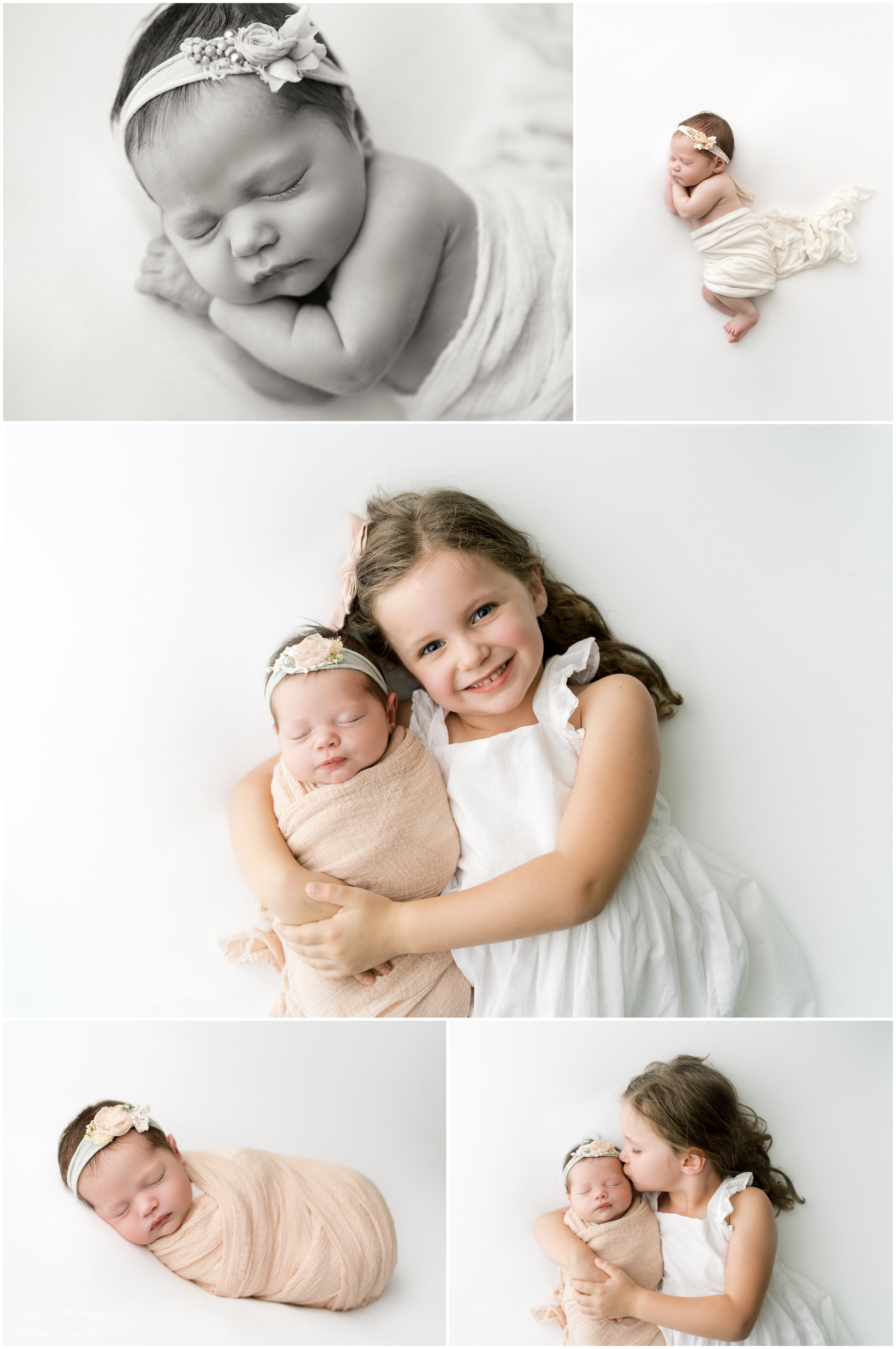 Natural Newborn Posing - Atlanta relaxed newborn photography