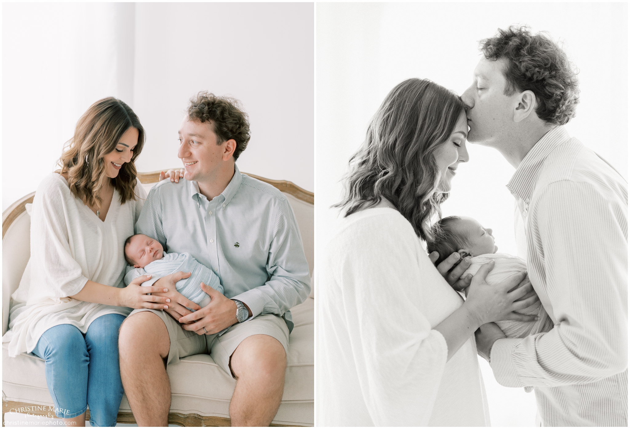 light and airy newborn photos in Cumming, GA