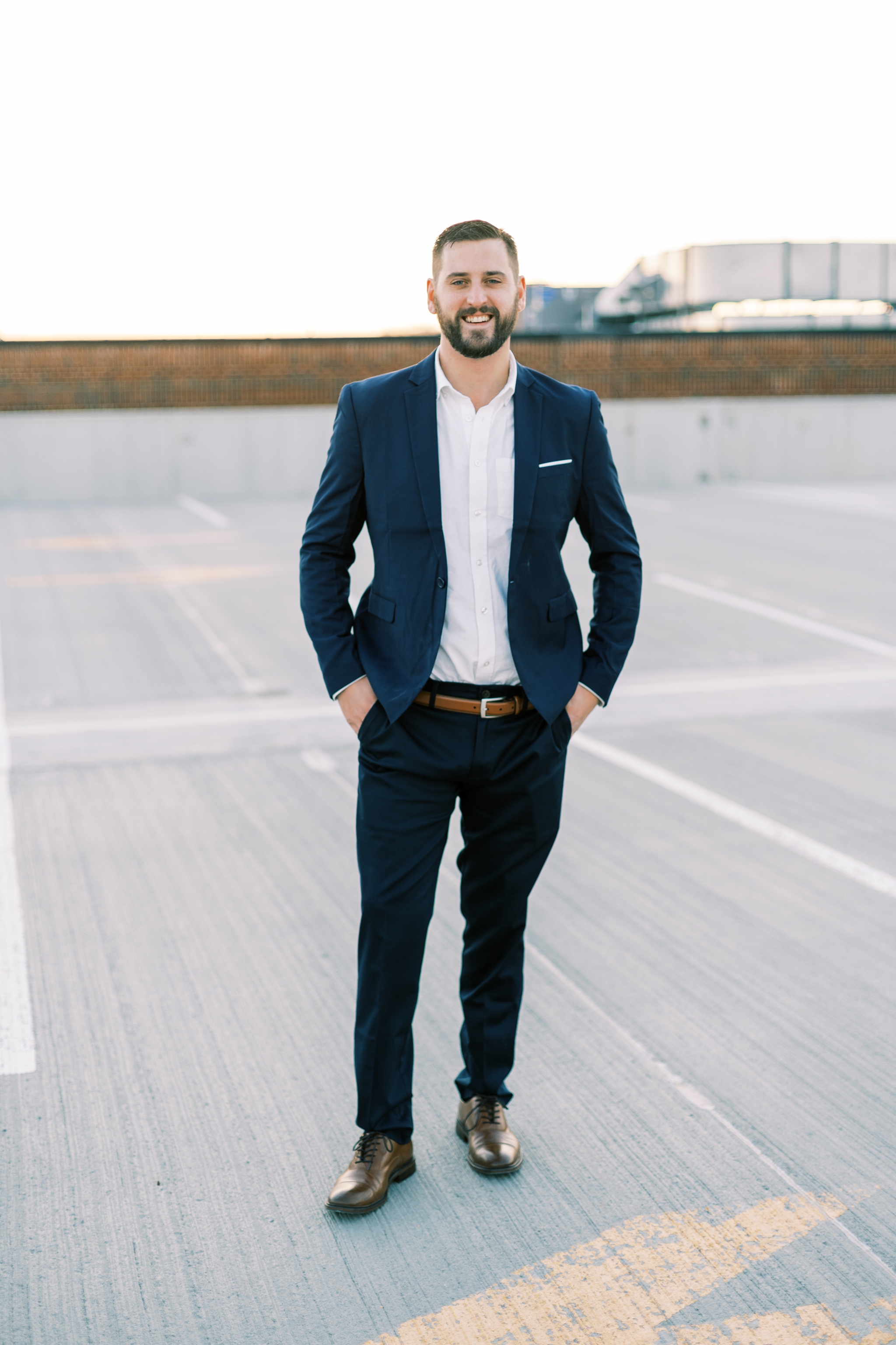 north atlanta parking deck photoshoot 