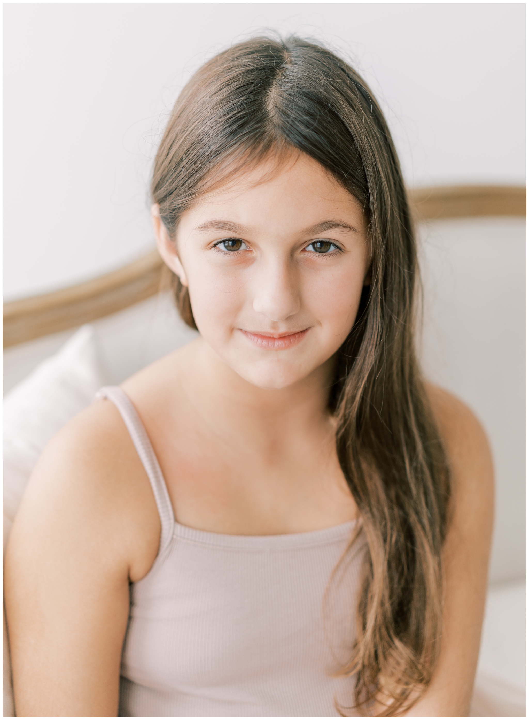 natural child portrait in atlanta studio