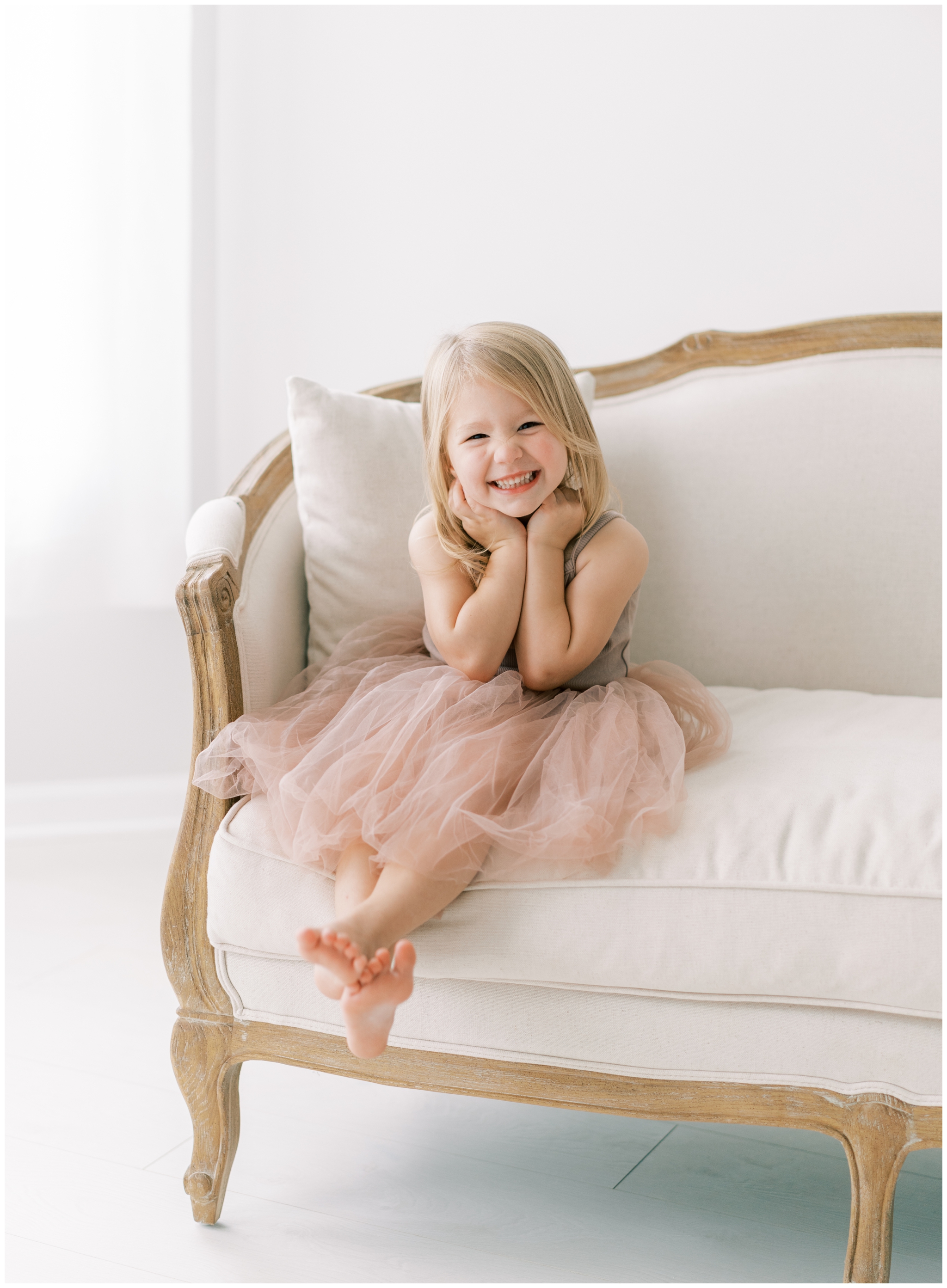 natural child portrait in atlanta studio