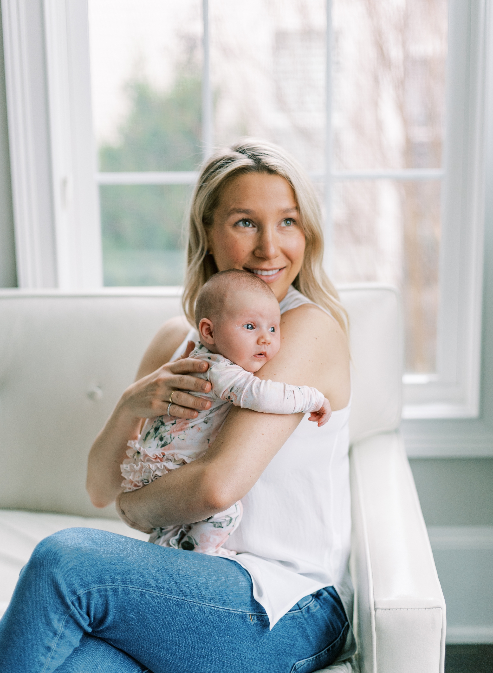 natural lifestyle newborn photography in Roswell, GA