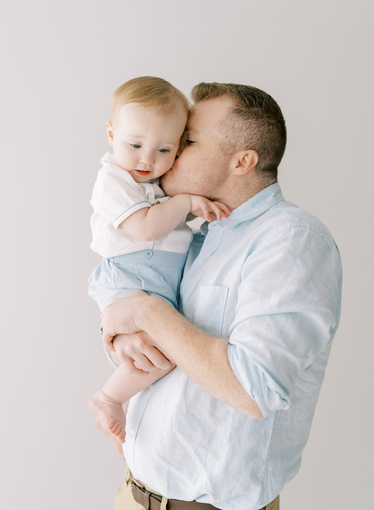 father and son sweet milestone photos in Cumming GA