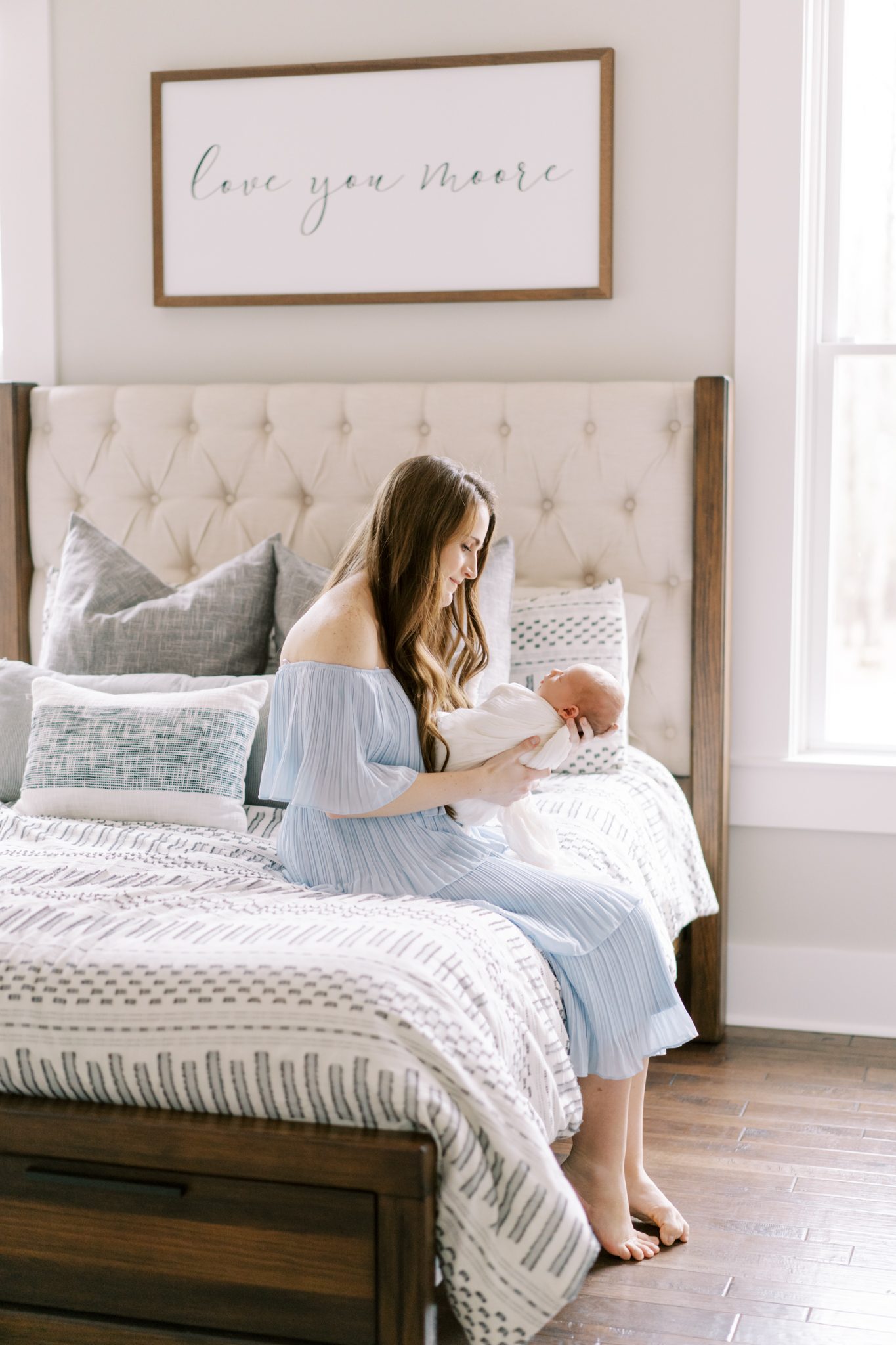 Atlanta Lifestyle Newborn photographer light and airy