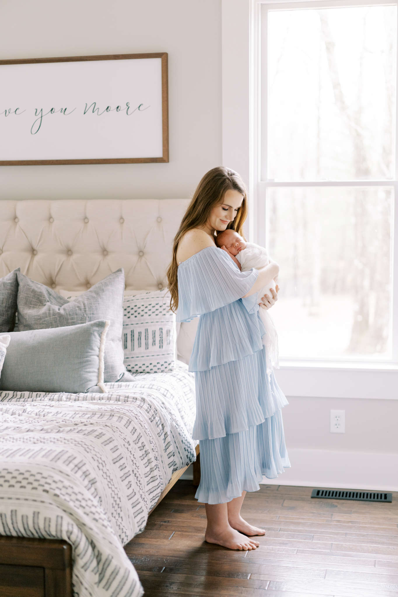 Atlanta Lifestyle Newborn photographer light and airy