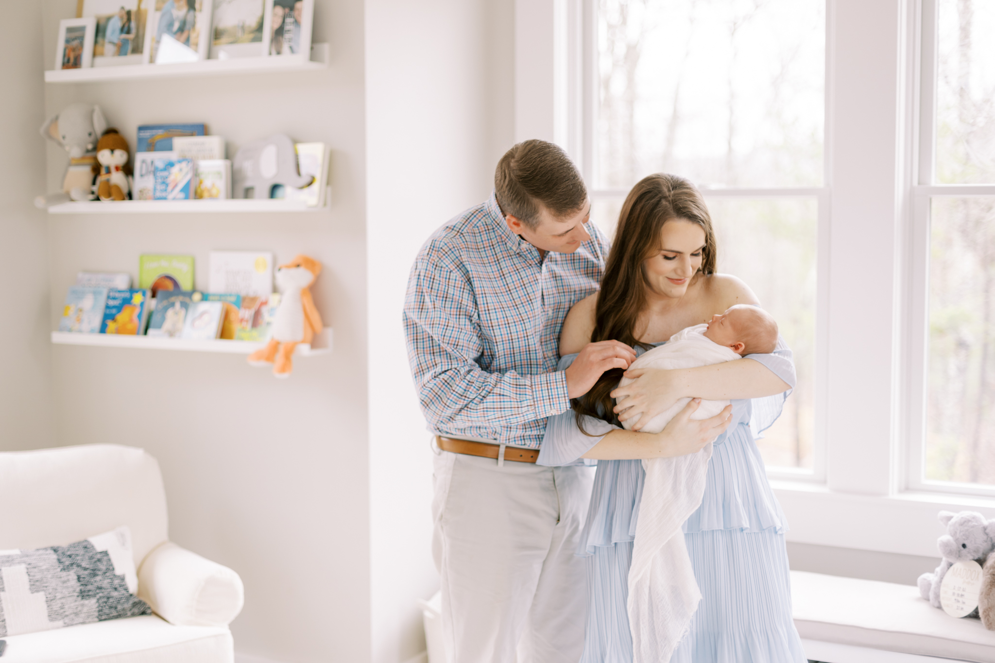 Atlanta Lifestyle Newborn photographer light and airy