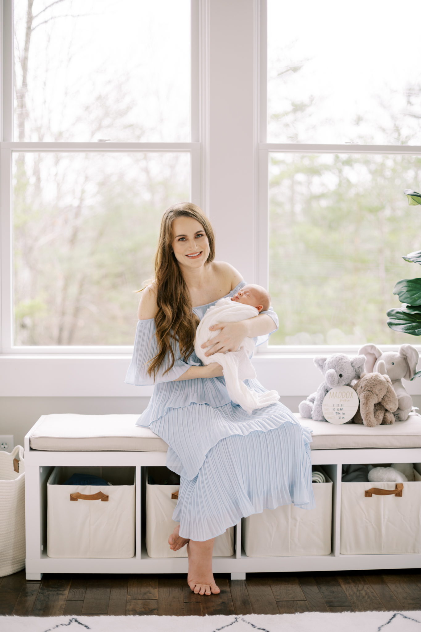 Atlanta Lifestyle Newborn photographer light and airy