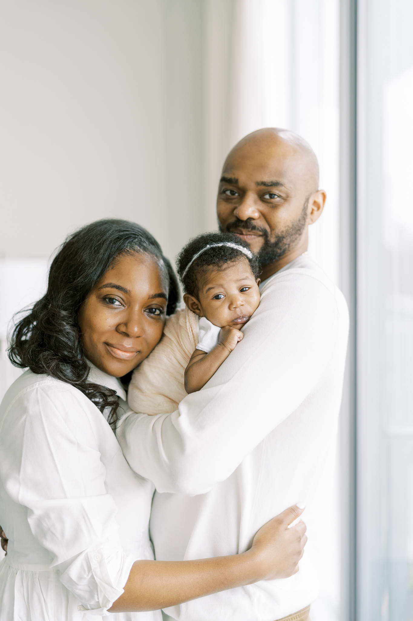 Buckhead lifestyle newborn photography, light and airy in home newborn session