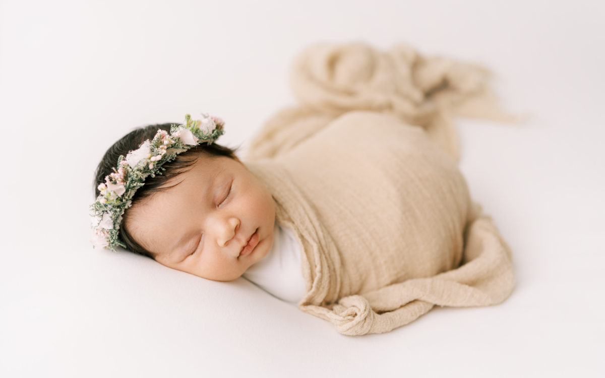 Cumming Studio Newborn Photographer - Neutral, Light, and Airy Newborn Photos