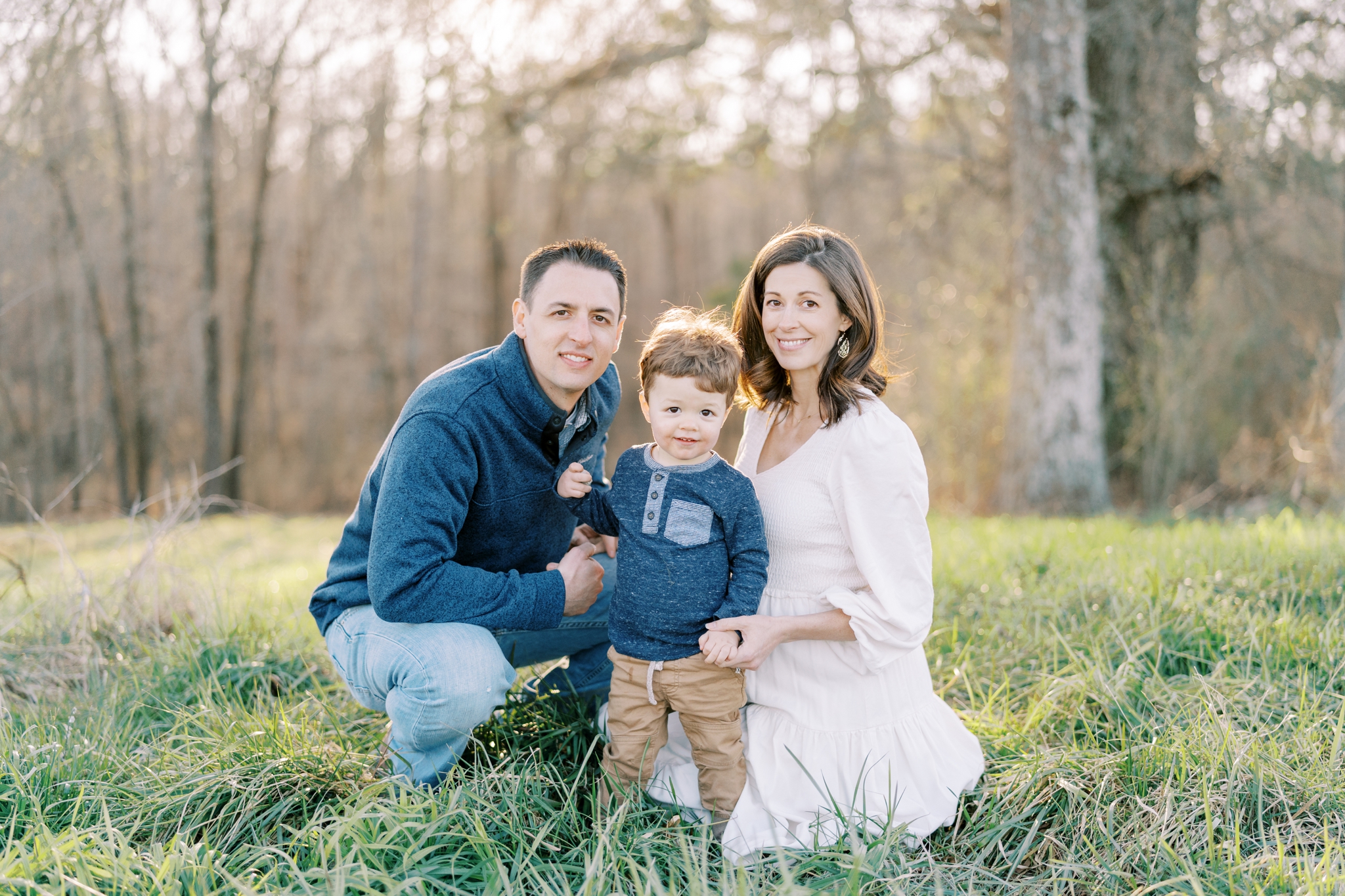 Natural Outdoor Maternity and Family Photos near Alpharetta, GA