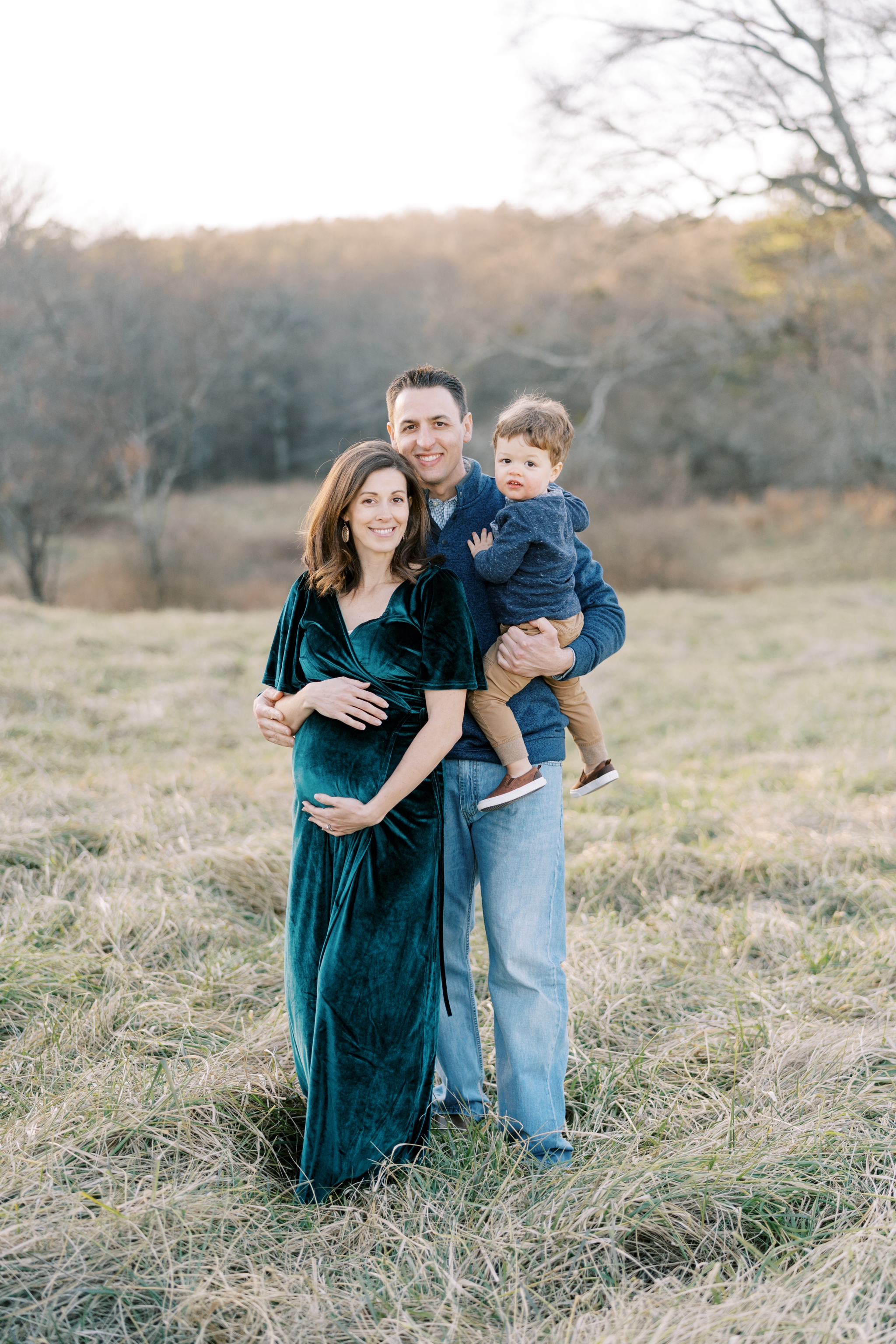 Natural Outdoor Maternity and Family Photos near Alpharetta, GA