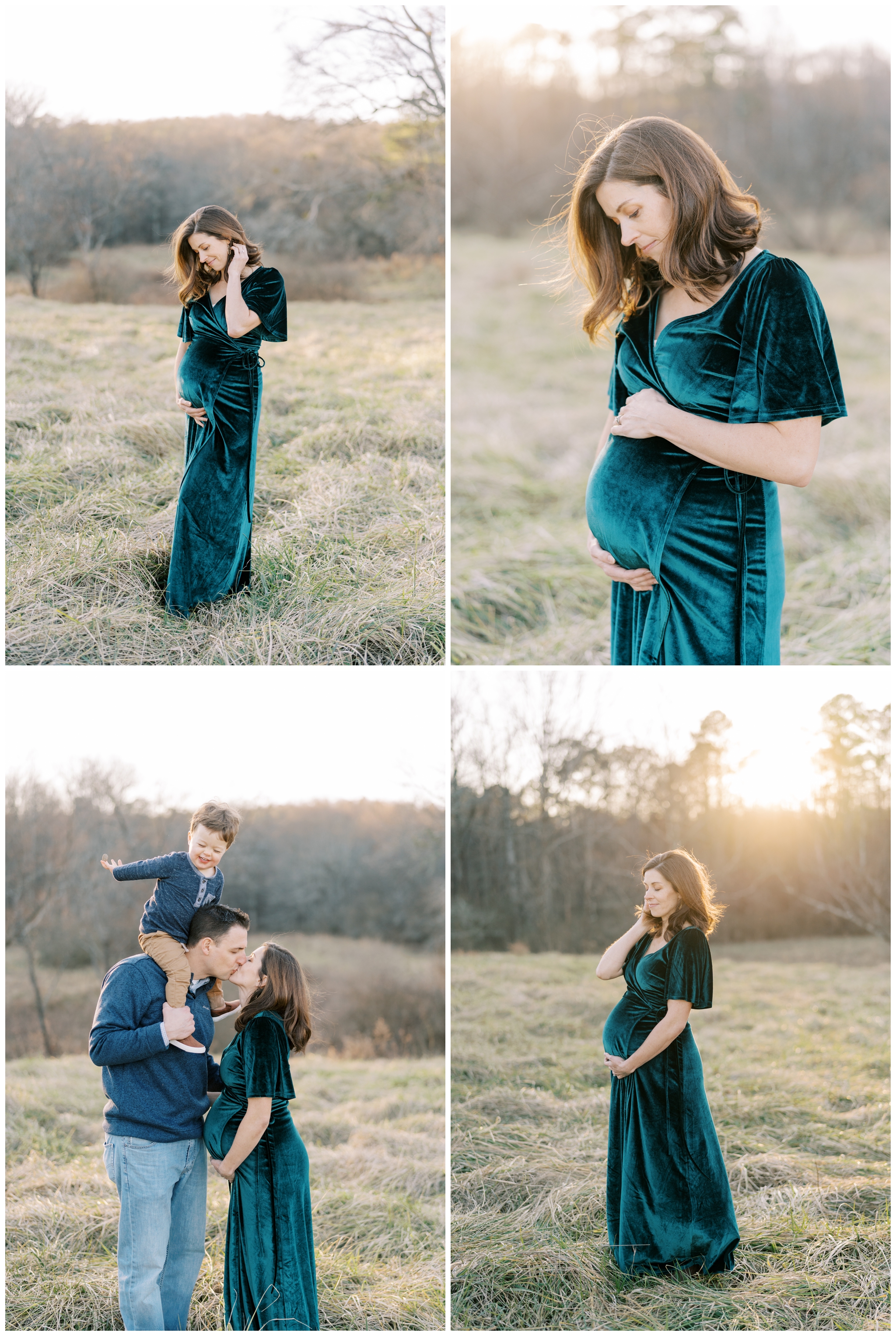 Natural Outdoor Maternity and Family Photos near Alpharetta, GA