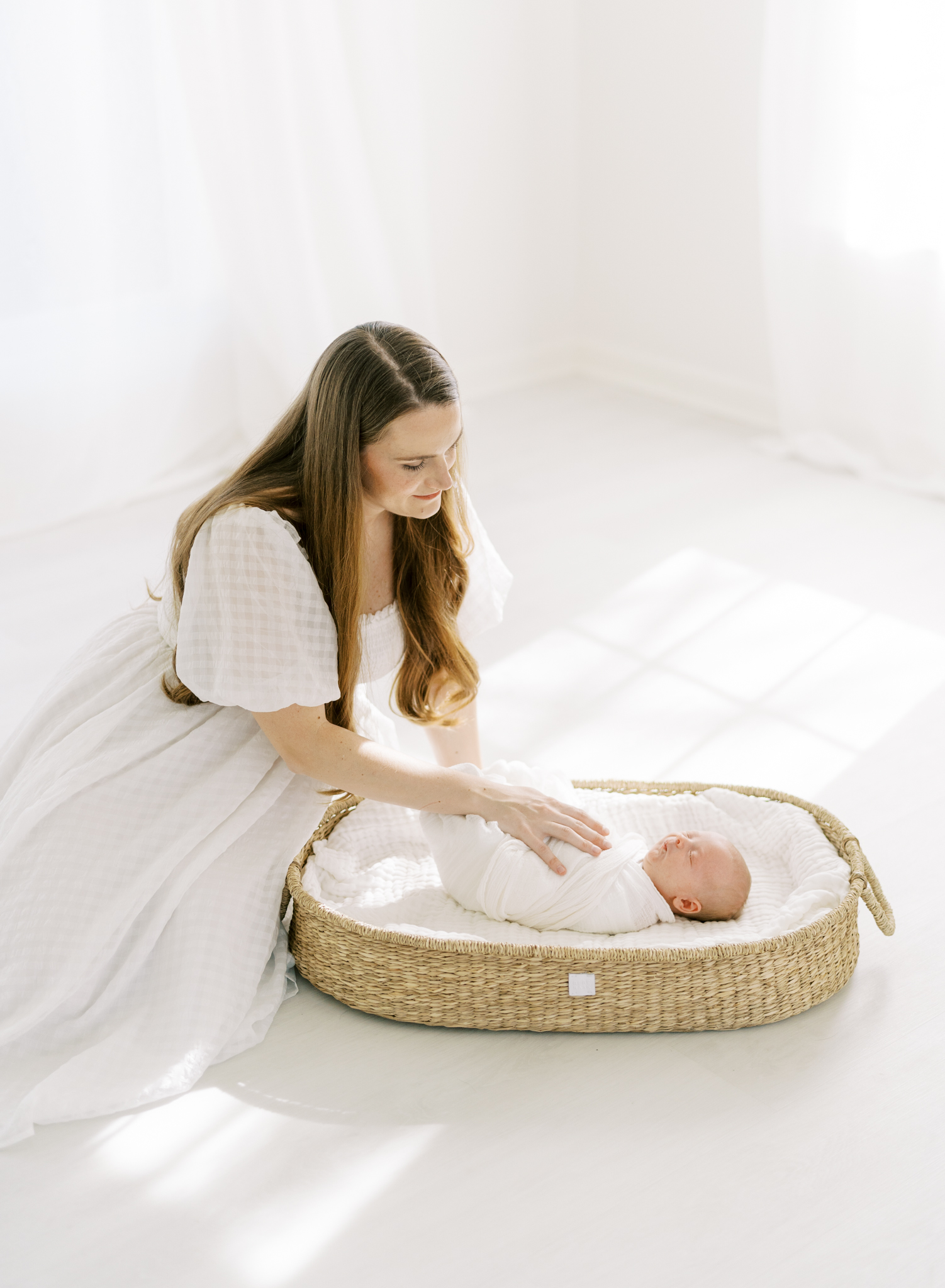 dreamy studio newborn photos in Cumming, GA and Atlanta